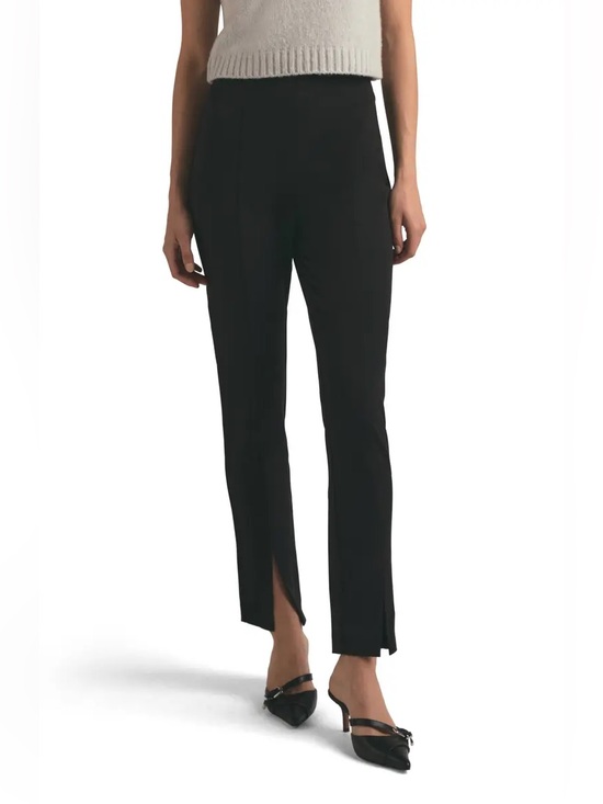 Favorite Daughter Pants - Favorite Daughter ‘Suits You Pants’ Black Slim Ankle Pants with Front Slits